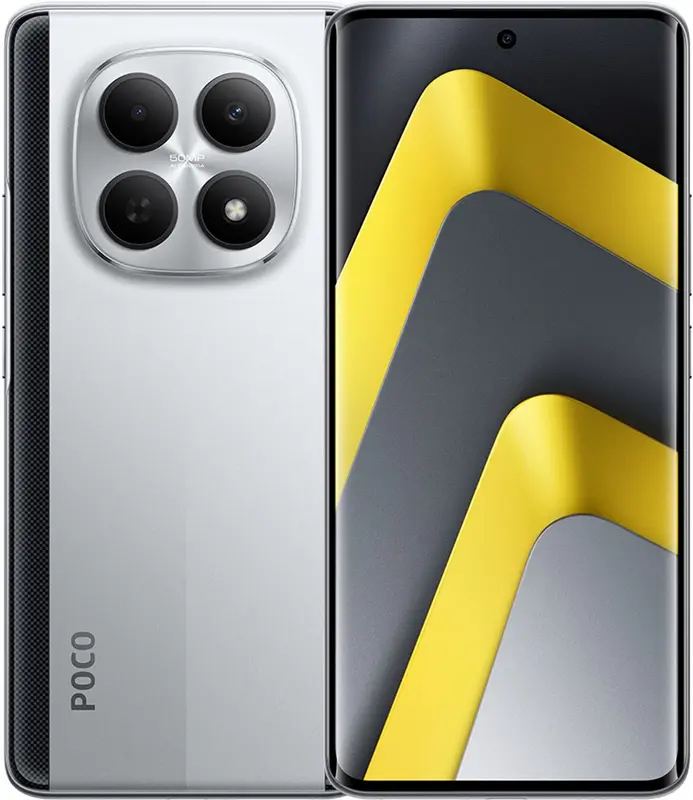 Xiaomi POCO M8 5G - 8GB/256GB - Zilver - 6.77 inch AMOLED - 50MP AI Camera - 5520 mAh Accu