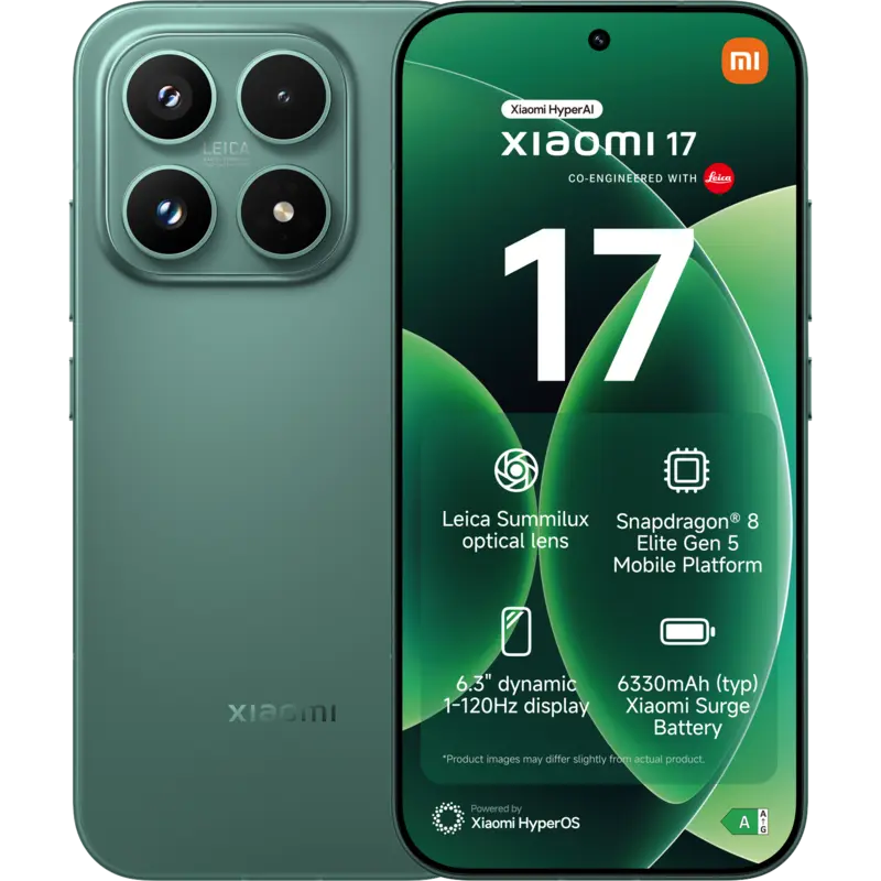 XIAOMI 17 12GB RAM - 256 GB Groen