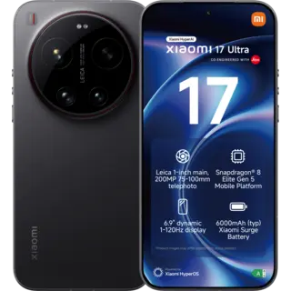 XIAOMI 17 Ultra 16GB RAM - 512 GB Zwart