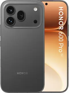 HONOR 600 Pro 5G Smartphone 12GB RAM 512GB Zwart 200MP OIS Camera Snapdragon 8 Elite