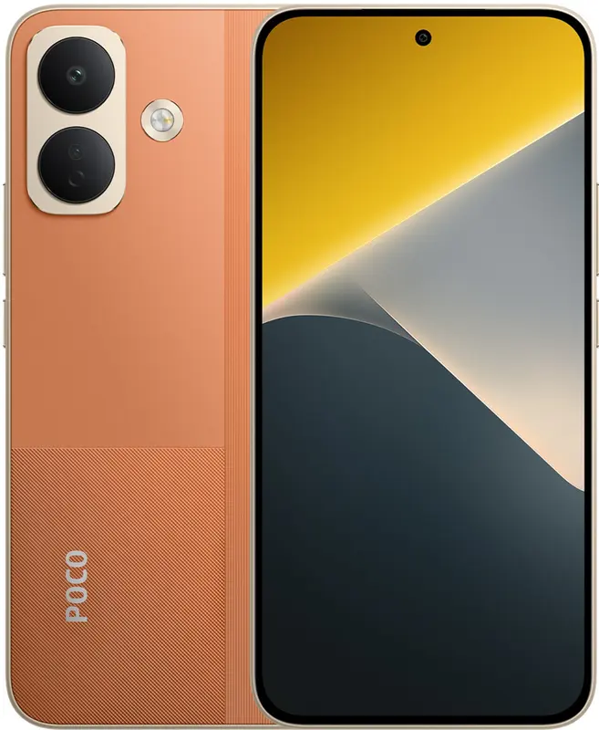 Xiaomi POCO X8 - 8GB RAM - 256GB - Orange - Enorme 8340mAh batterij met 67W HyperCharge - 6.83" 1,5K ultrahelder AMOLED-display - Gesegmenteerd patroonontwerp met robuuste afwerking