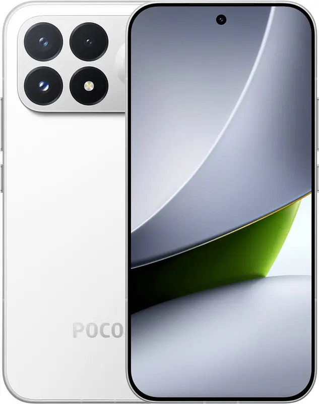 Xiaomi POCO F9 Pro - 12GB RAM - 512GB - White - Snapdragon® 8 Elite Gen 5 Mobile Platform - 6,59-inch 185 Hz ultrahelder AMOLED display- 100 W bekabelde en 50 W draadloze HyperCharge