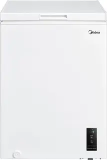 Midea MDRC152FEE01 - Vrieskist - Wit - Vrijstaand - E label - 38 dB - 99 l - 169 kWh/jaar - Compact - Bovenlader