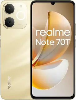 realme Note 70T 17,1 cm (6.74") Dual SIM Android 15 4G USB Type-C 4 GB 256 GB 6000 mAh Goud