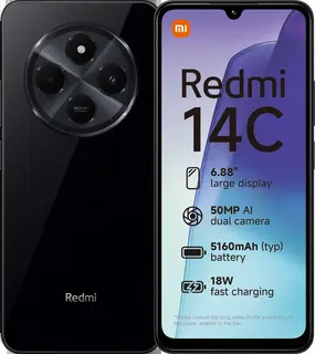 Xiaomi Redmi 14C - 4GB - 128GB - Midnight Zwart