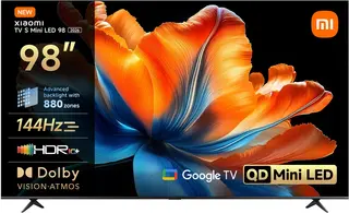 Xiaomi TV S Mini LED 2026 Smart TV – 98 Inch | QD-Mini LED Smart TV | 4K Ultra HD | 308 zones | 1200 nits | 120Hz | HDR10+ | Dolby Atmos | Google TV