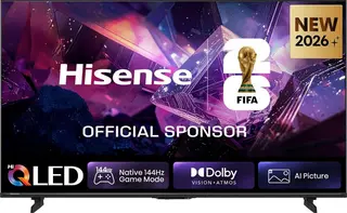Hisense 55E7S PRO SmartTV - 55 inch - 4K Hi-QLED - 2026 - Native 144Hz Game Mode - Hi-QLED Colour - Built-in Subwoofer - AI Picture - AI Smooth Motion - AMD FreeSync Premium - Dolby Vision Atmos