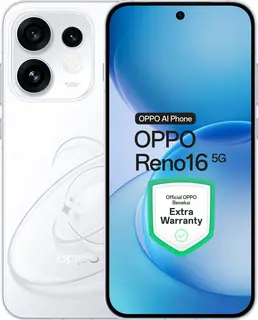 OPPO Reno16 5G 8+512GB Wit - Extra Garantie