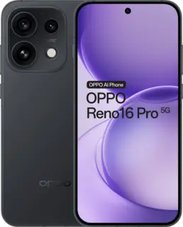 OPPO Reno16 Pro 512GB Zwart 5G