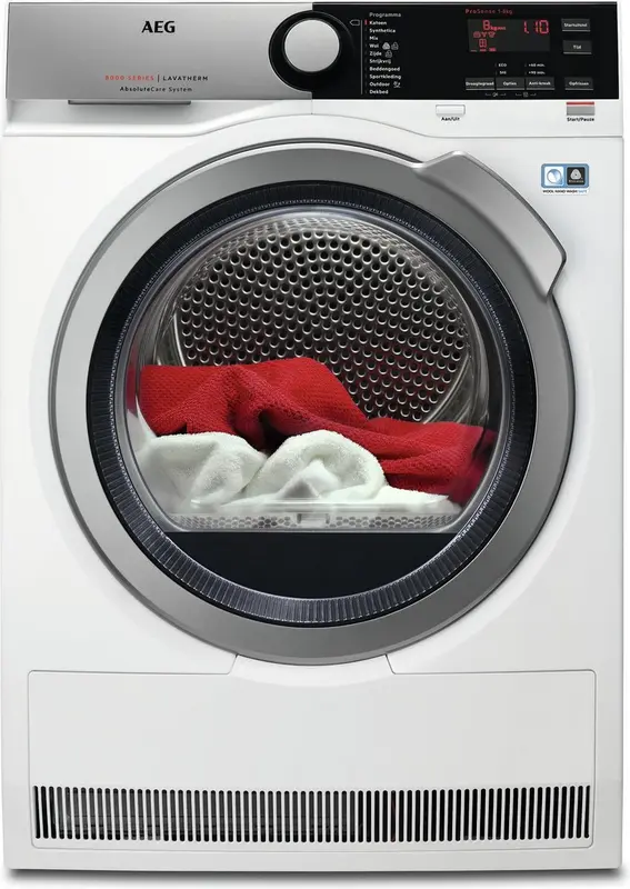 AEG T8DE86ES 8000 serie AbsoluteCare - Wasdroger Warmtepompdroger