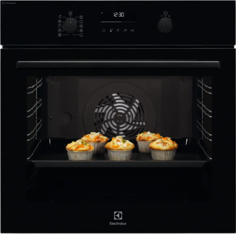Electrolux EOD6C77WZ, Middelmaat, 72 l, Grill, Oven, Snel, Stoom, Surround, 2 schappen, Katalytisch, Zwart