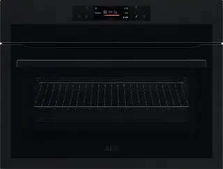 AEG KME768080T - Combi-oven - 43 liter - 1000 Watt magnetron - Mat zwart