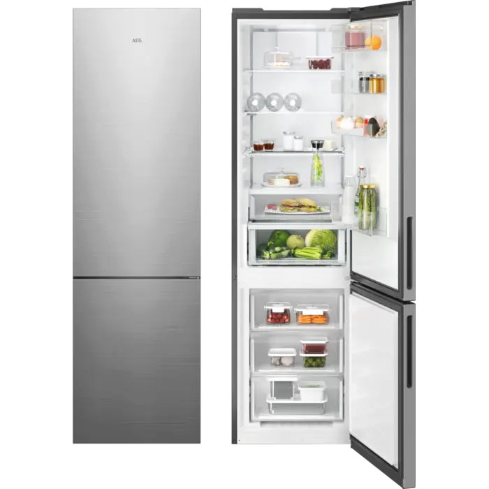 AEG 7000 GreenZone+ - Koel/vrieskast vrijstaand 202 cm vingervlekvrije rvs ORC7P361CX