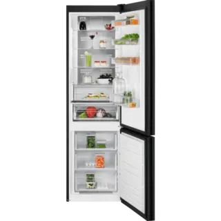 AEG 8000 serie Cooling 360° - Koel/vrieskast vrijstaand 201 cm zwart mat glas ORC8M361DT