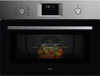 AEG OO5NK40M CombiAir Inbouw Oven met Magnetron - 41L - 1000W Magnetron - Hetelucht - Grill - RVS