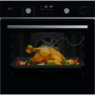 AEG 6000 SenseCook met SteamCrisp - Heteluchtoven met stoomondersteuning OR6AB521SB