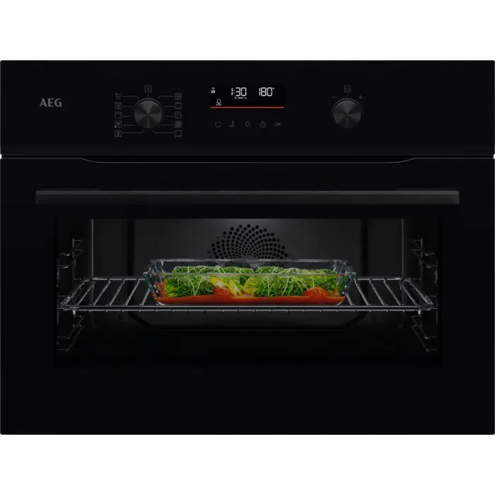 AEG 5000 SurroundCook met SteamBake - Heteluchtoven met stoomondersteuning met pyrolysereiniging NKA5P401B