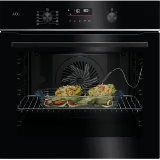 AEG 5000 SurroundCook met SteamBake - Oven met stoomondersteuning met pyrolyse, Zwart TA5PB53FAB