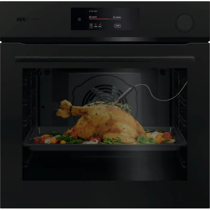 AEG 7000 MealAssist met SteamCrisp - Heteluchtoven met stoomondersteuning met pyrolysereiniging BS7700T