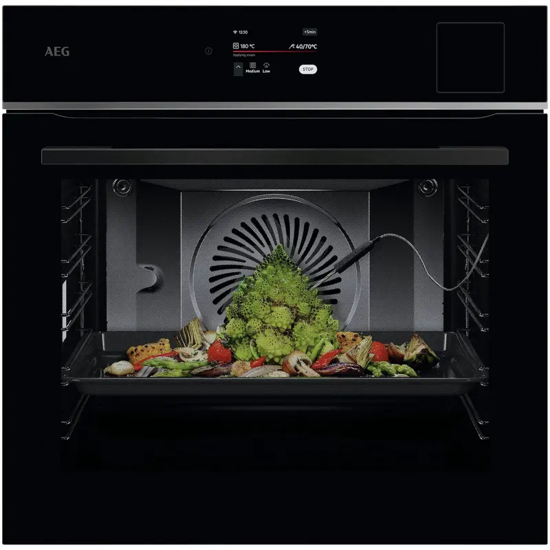 AEG TP8SB73FAB Inbouw combi stoomoven Zwart