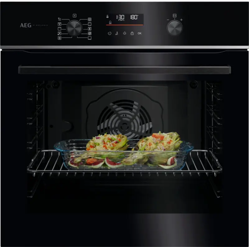 AEG TU5PB401SB @ Inbouwoven Hetelucht Oven | Pyrolyse Zelfreiniging | SurroundCook | A++ | Max Volume 72 L