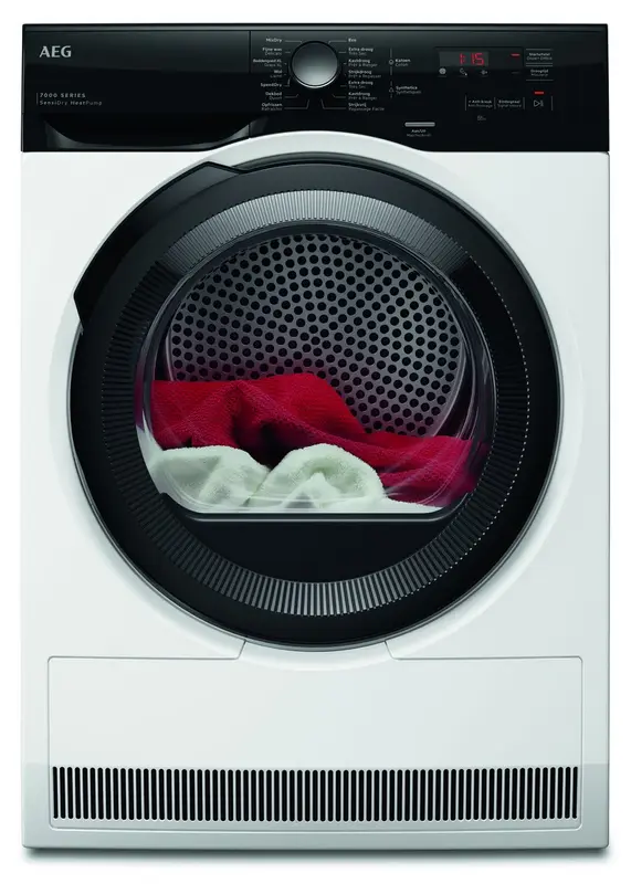 AEG TR7E86BB4 7000 SensiDry - Warmtepomp Droger - EnergyLabel C - 8 kg