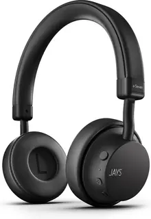 Jays - Headphone a-Seven Wireless On-Ear Headphones - Black