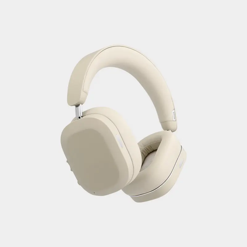 MONDO ANC Headphones - Premium Over-Ear Bluetooth Hoofdtelefoon met Active Noise Cancelling (ANC) | Beige Grijs