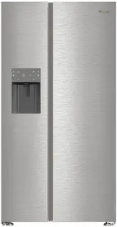 Whirlpool WHG26574WX5E amerikaanse koelkast Vrijstaand 578 l Roestvrijstaal