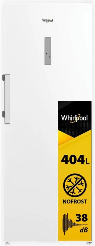 Whirlpool WHFF 6403 W4E | XXL Vrieskast | 404L | NoFrost | Display | LedLight | Modern Design