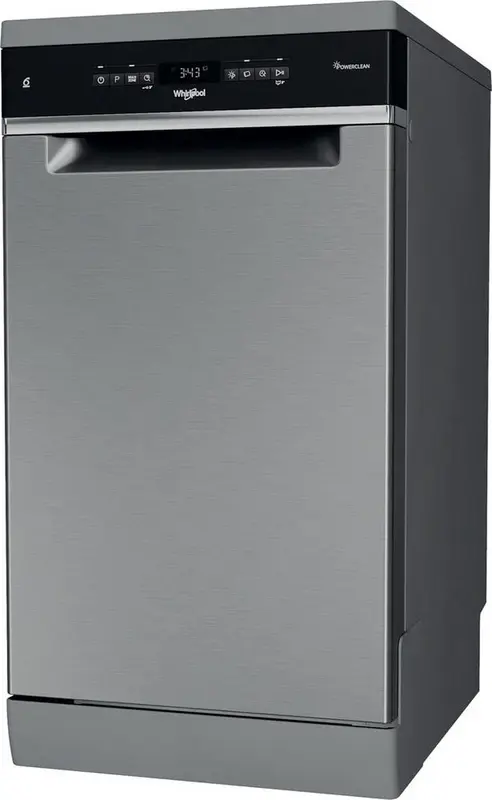Whirlpool WSFO 3O34 PF X Rvs vrijstaande vaatwasser 45cm