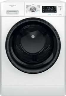 Whirlpool FFWDB 864349 BV EE - Was-droogcombinatie - Vrijstaand - Voorbelading - Wit