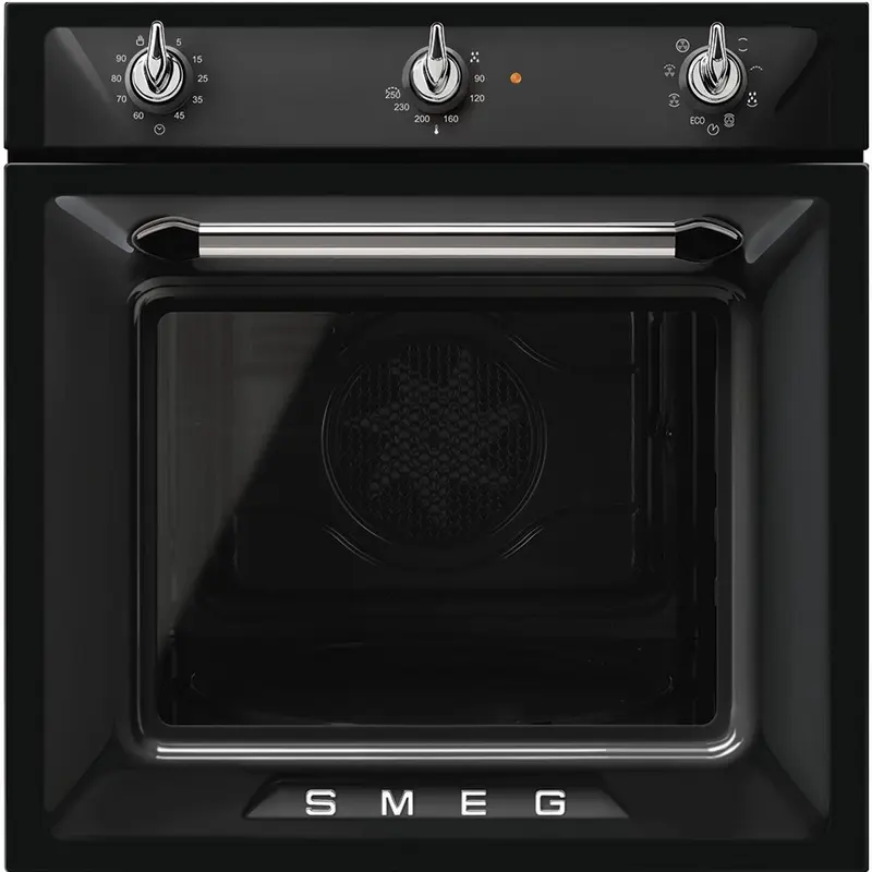 SMEG SF6905N1 - Inbouw Oven - 70 Liter - Zwart - Thermogeventileerd - Vapor Clean - Victoria Design - Energieklasse A