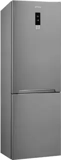 SMEG FC18EN4AX - Koel-vriescombinatie - 324 Liter - RVS - No Frost - Energieklasse E - Vrijstaand