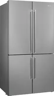 SMEG FQ60XE Amerikaanse Koelkast - 4 Deurs - 572 Liter - No Frost - MultiFlow Koeling - Nulgradenzone - Natural Plus Blue Light - Inverter Compressor - RVS Anti-Vingerafdruk - Energieklasse E
