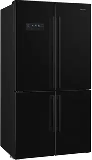 SMEG FQ60NDE - Amerikaanse Koelkast - 572 Liter - Zwart - No Frost - French Door - Vrijstaand