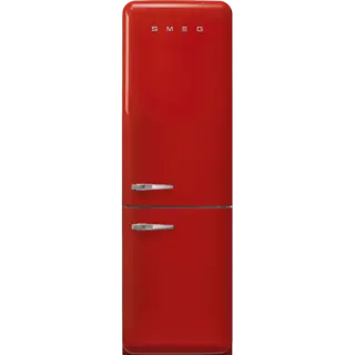 SMEG FAB32RRD6 - Retro Koel-vriescombinatie - 196.8 cm - Rechtsdraaiende deur - 331 L - Rood