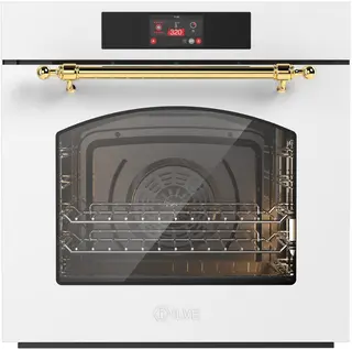 ILVE Oven 60 cm A+ clas 30 / 320 graden Antiek Wit Messing - Inbouw
