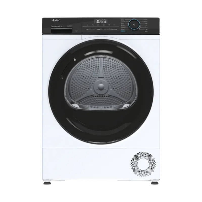 HAIER HD80-A3939EDF I-PRO3 - Warmtepompdroger - 8 kg - 64 dB - Energielabel C