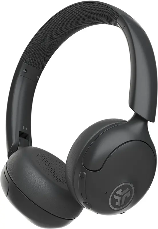 JLab Go Lux ANC Koptelefoon Draadloos – Hybrid Noise Cancelling Hoofdtelefoon – 70 Uur Batterijduur – On Ear Design - Bluetooth Multipoint – Aanpasbare Equalizer Instellingen – Inklapbaar Design Met Zachte Oorkussens - Zwart