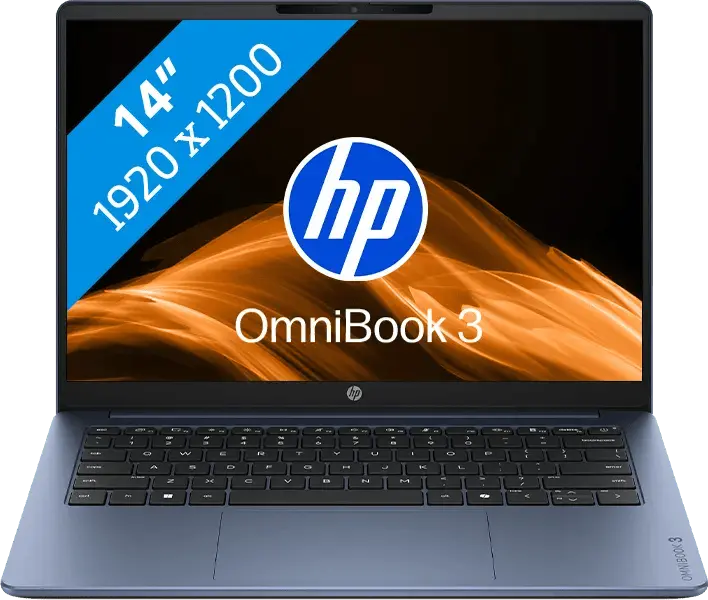 HP OmniBook 3 2026 - Intel Core 3 100U - 14 inch - 8 GB / 256 GB - Grijs
