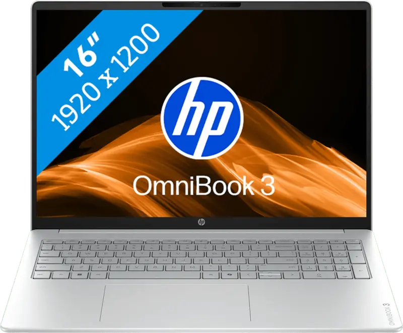 HP OmniBook 3 2026 - Intel Core 5 120U - 16 inch - 12 GB / 512 GB - Grijs