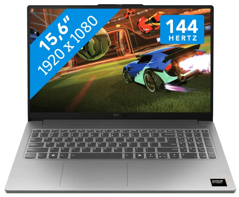 Lenovo LOQ 2025 - AMD Ryzen 5 150 - GeForce RTX 3050 - 15,6 inch - 16 GB / 512 GB - Grijs