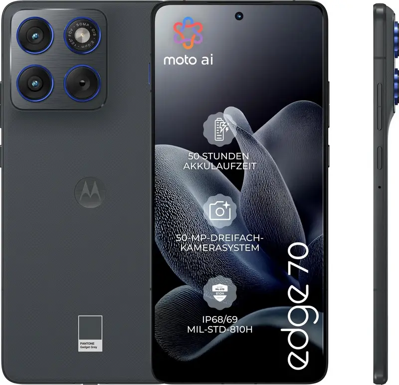 Motorola - Edge 70 - 512GB - Gadget Gray