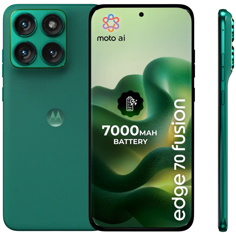 MOTOROLA edge 70 fusion - 7000mAh - 256 GB Sporting Green