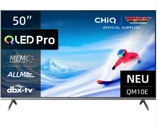 CHiQ U50QM10E – 50 inch 4K Ultra HD Smart TV – Google TV – Dolby Vision & Dolby Audio – QLED – WiFi & Bluetooth