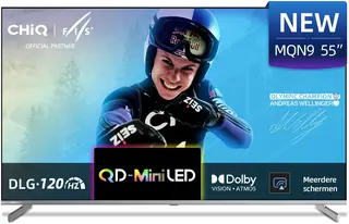CHiQ M55QN9G - Smart TV 55 Inch - 4K Mini LED - QLED Smart TV - Google TV 5.0 - Dolby Vision - 2025