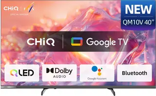 CHiQ L40QM10V - Smart TV 40 Inch - QLED Pro Google TV - FHD 1080P - Randloos Metal Design - Dolby Audio - 2025 Nieuw