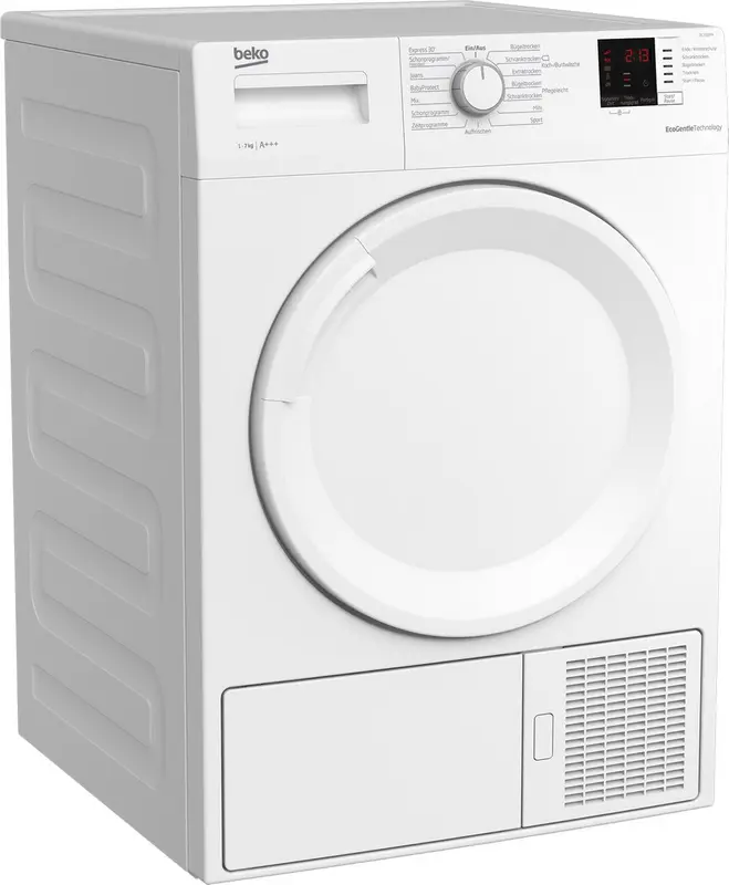 Beko DS7512PA wasdroger Vrijstaand Voorlader 7 kg Wit