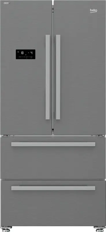 Beko GNE60531XN - Amerikaanse koelkast - RVS